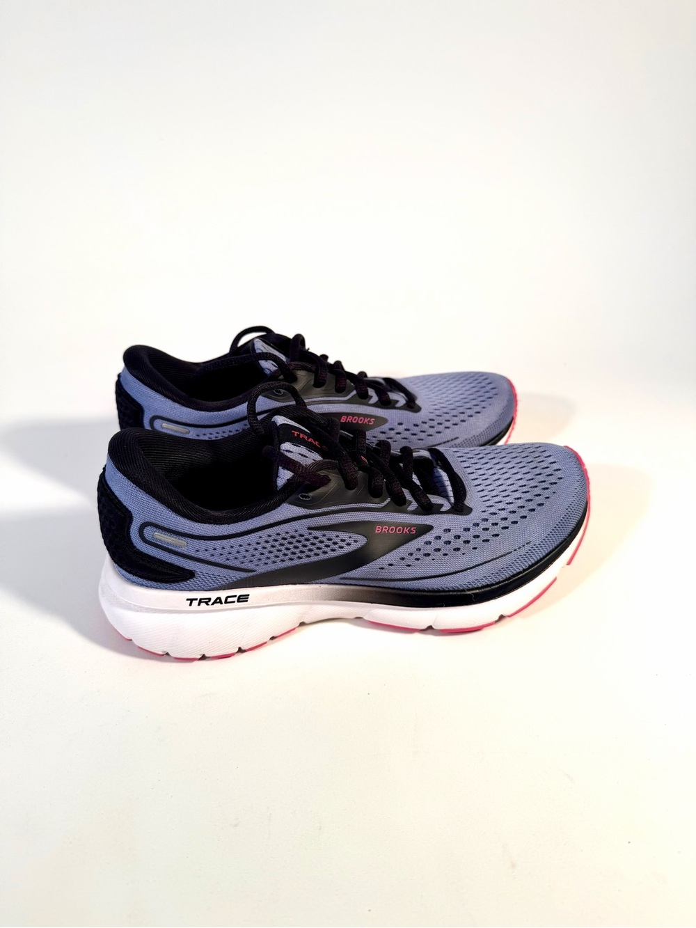 Brooks Trace 2 Cushioned Neutral Running Walking Shoes Gray Pink Women’s Sz 6 - Picture 5 of 10
